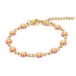 Flower Link Bracelet