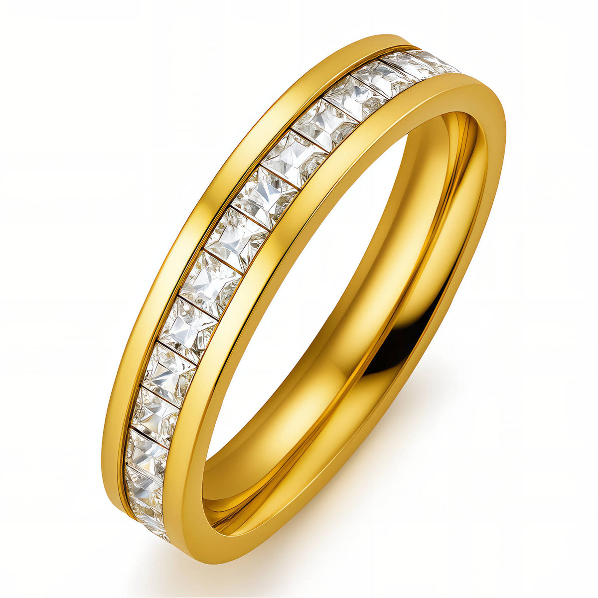Classic CZ Band Ring