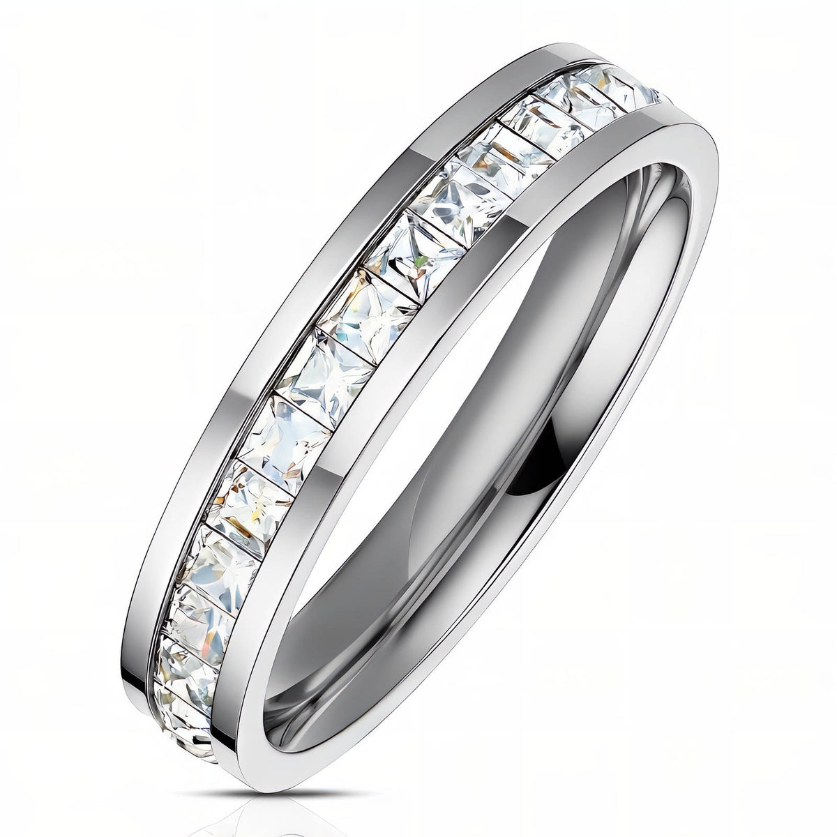 Classic CZ Band Ring