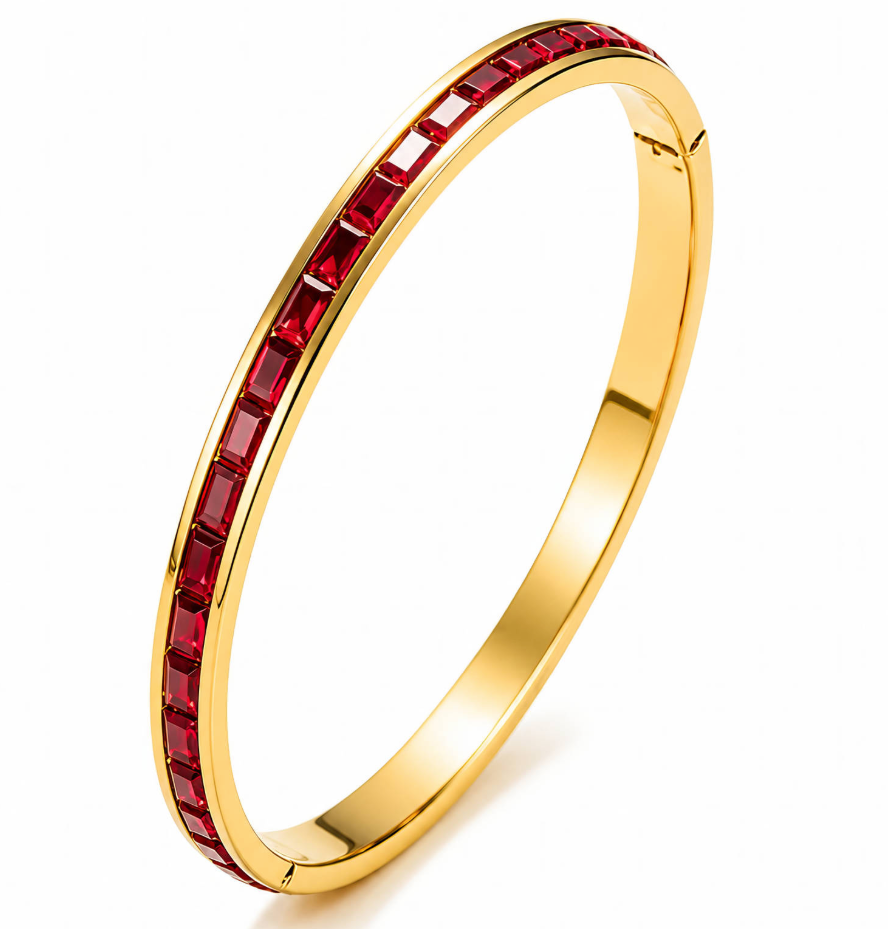 Ruby Luxe Bangle