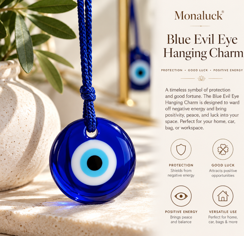 Blue Evil Eye Hanging Charm